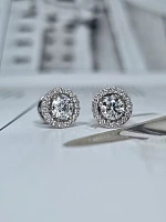 Украшение GIA  Серьги с бриллиантами 0,50/0,50 ct. D/VVS1 (3 Excellent)   