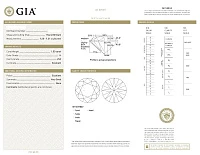 Украшение GIA  Серьги 1,50/1,52 ct. H/VS2 "Round diamonds"   