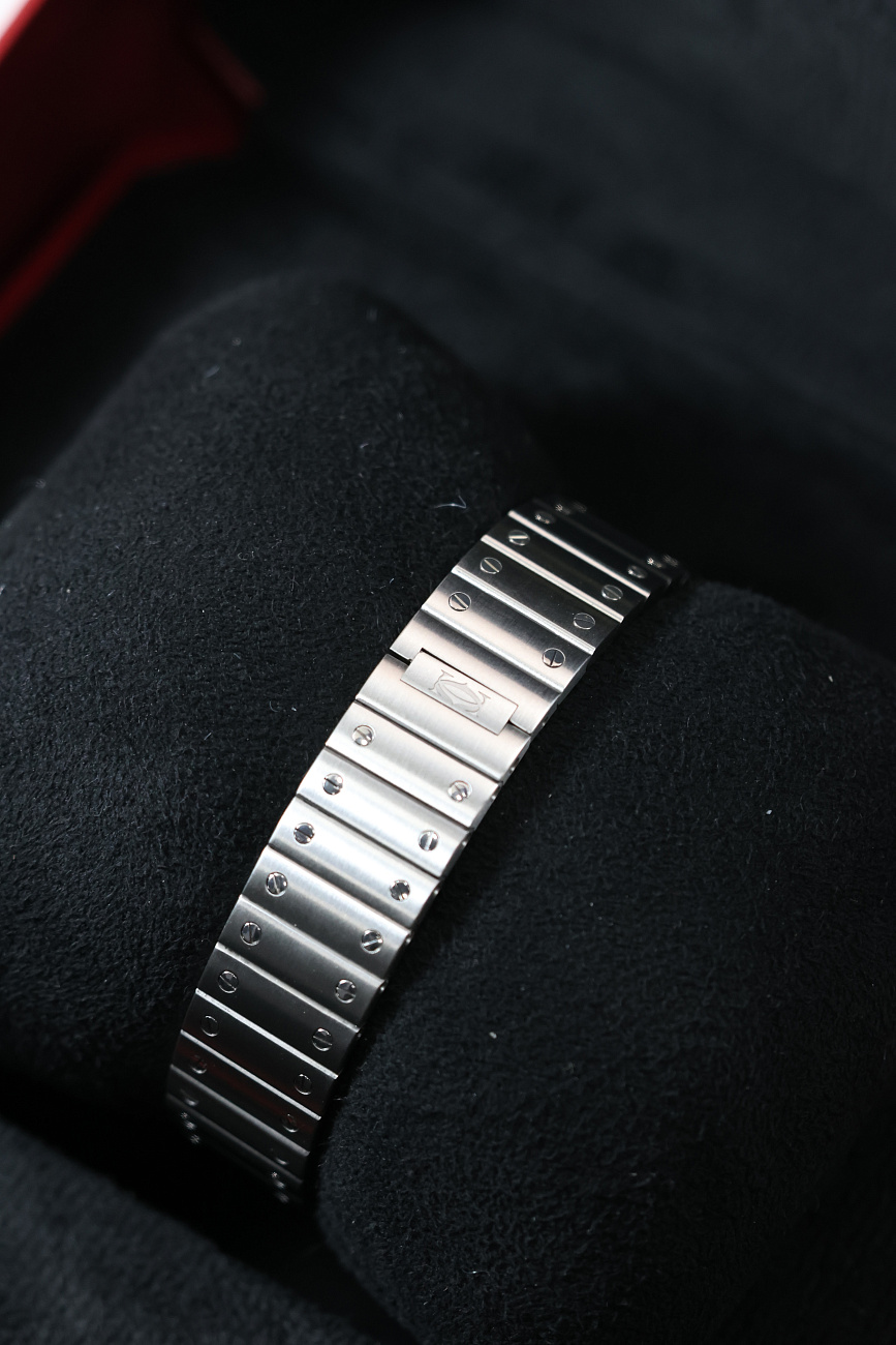 Часы Cartier  Santos De Cartier Small Model Silver Dial  WSSA0082