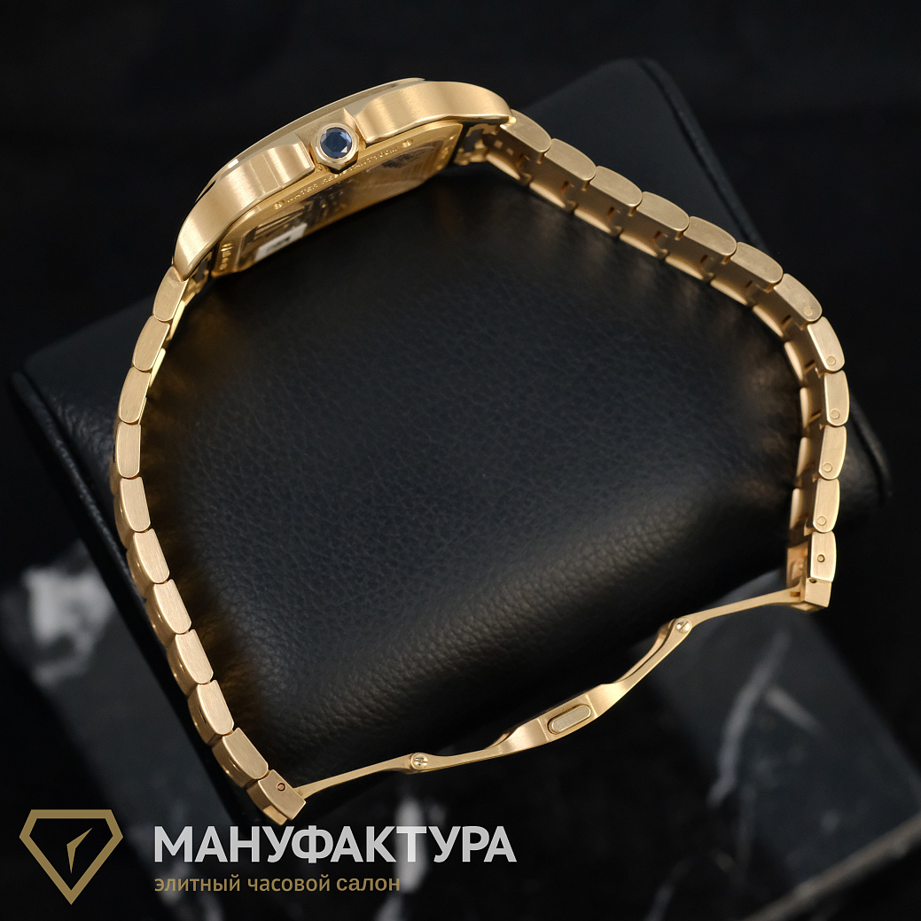 Часы Cartier  Large Rose Gold Santos De Cartier Skeleton  WHSA0016