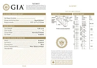 Украшение GIA  Серьги 0,50/0,50 ct. G/Internally Flawless (3 Excellent)   