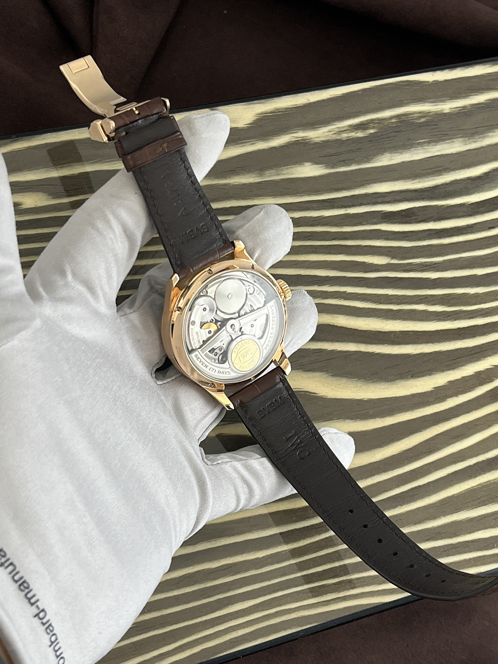 Часы Iwc  Portuguese Perpetual Calendar Rose Gold  IW503202