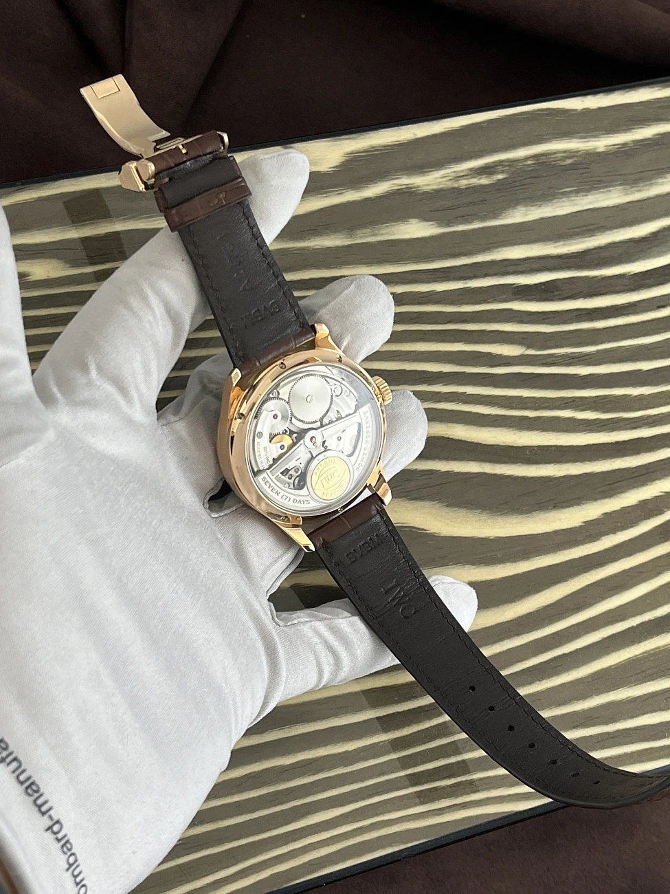 Часы Iwc  Portuguese Perpetual Calendar Rose Gold  IW503202