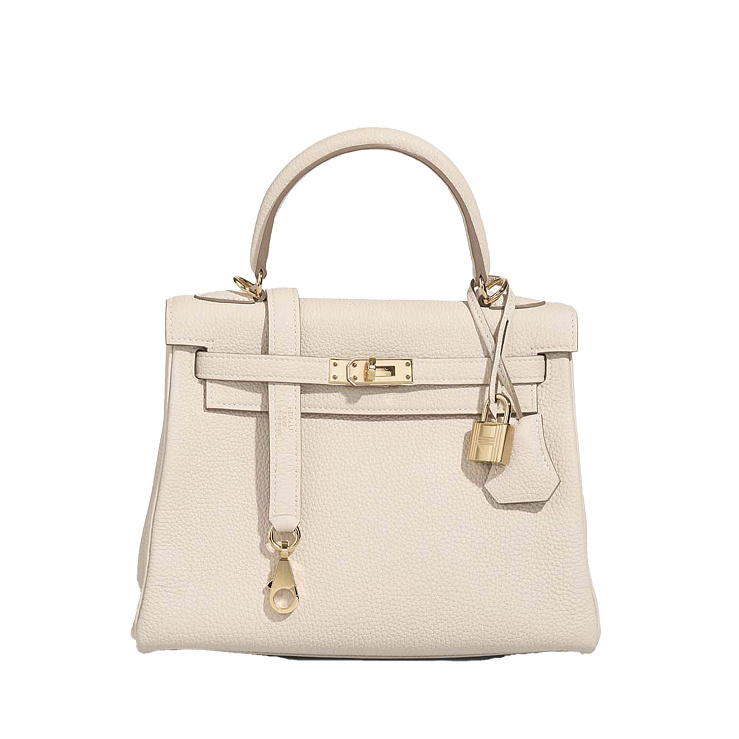 Сумки и аксессуары Hermes  Hermès Kelly 25 Togo Craie  K25