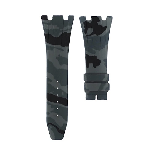 Часовой ремешок Audemars Piguet  Ремешок Для Часов Graphite Camo Ap Royal Oak Offshore 42Mm Strap  