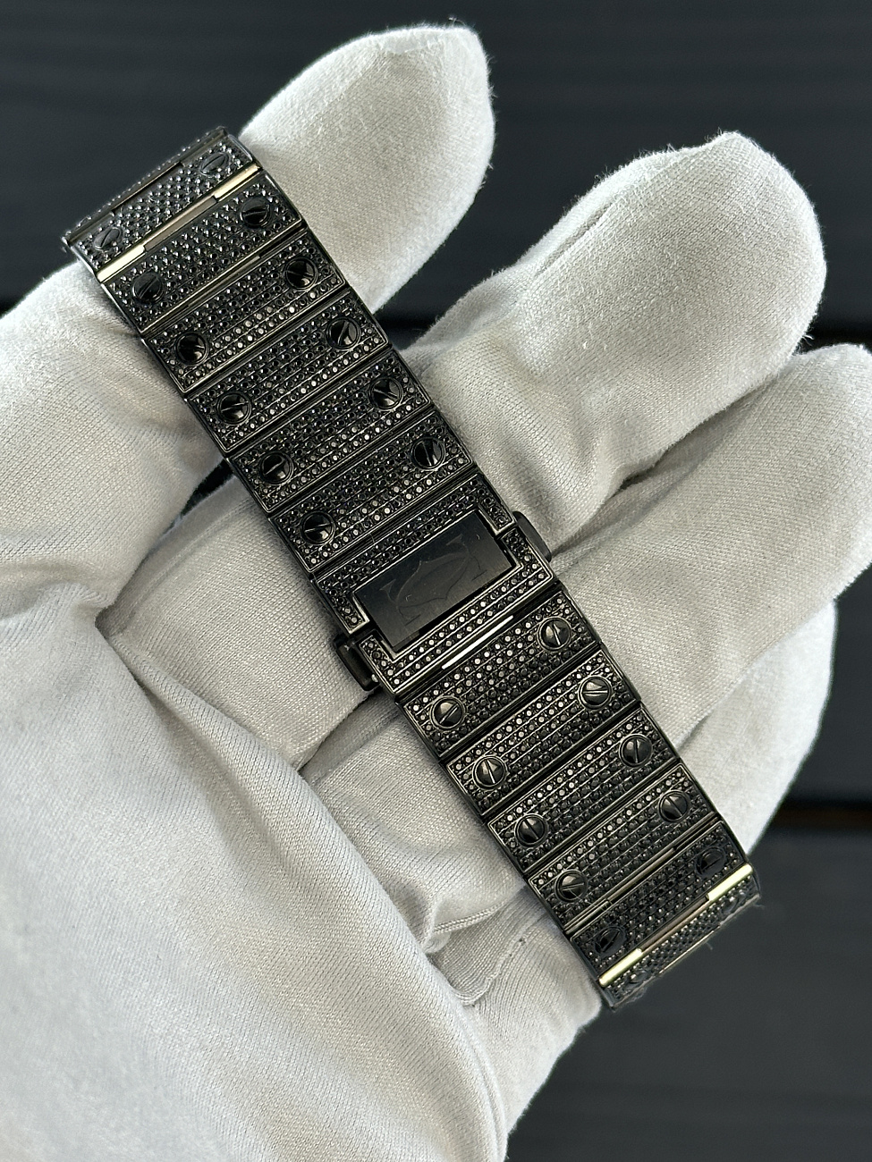 Часы Cartier  Santos De Cartier Custom Black Diamond  WSSA0029