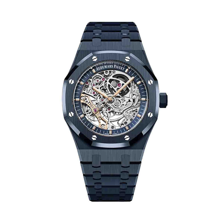 Часы Audemars Piguet  Double Balance Wheel Blue Ceramic  15416CD.OO.1225CD.01