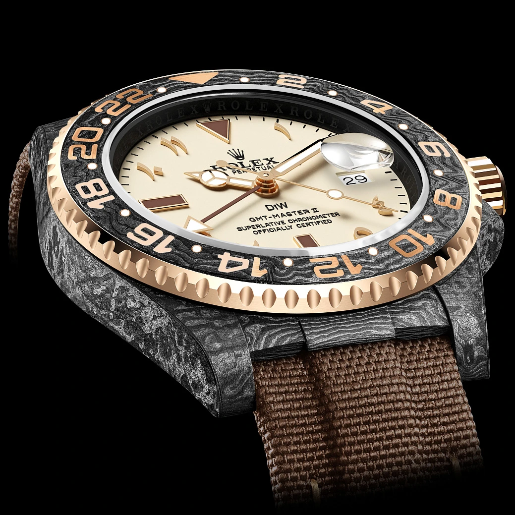 Заказать DiW  Rolex Gmt-Master Ii Desert Eagle Everose  