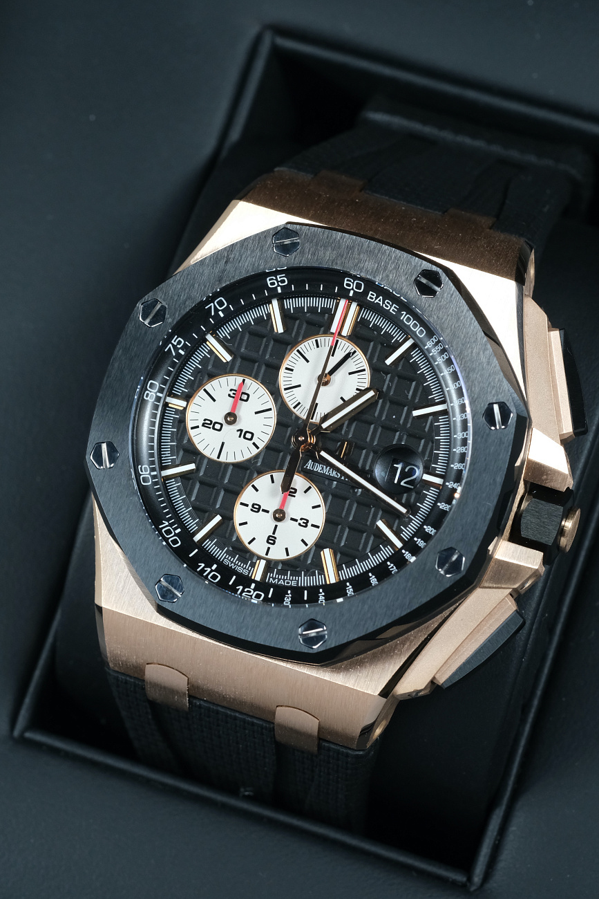 Часы Audemars Piguet  Royal Oak Offshore Chronograph Rose Gold 44mm  26401RO.OO.A002CA.01