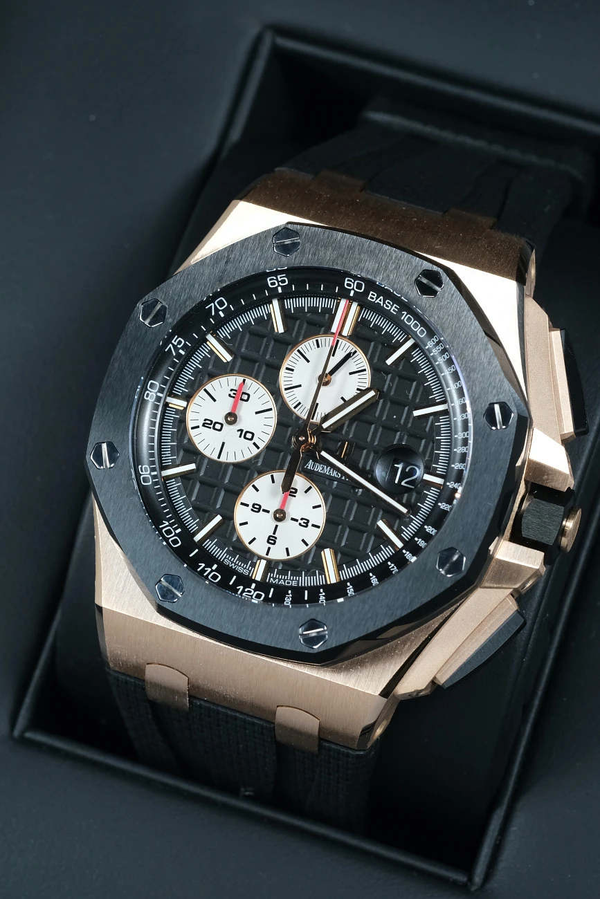 Часы Audemars Piguet  Royal Oak Offshore Chronograph Rose Gold 44mm  26401RO.OO.A002CA.01