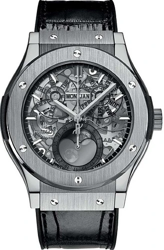 Заказать Hublot  Classic Fusion Aerofusion Moonphase Black Magic  517.CX.0170.LR