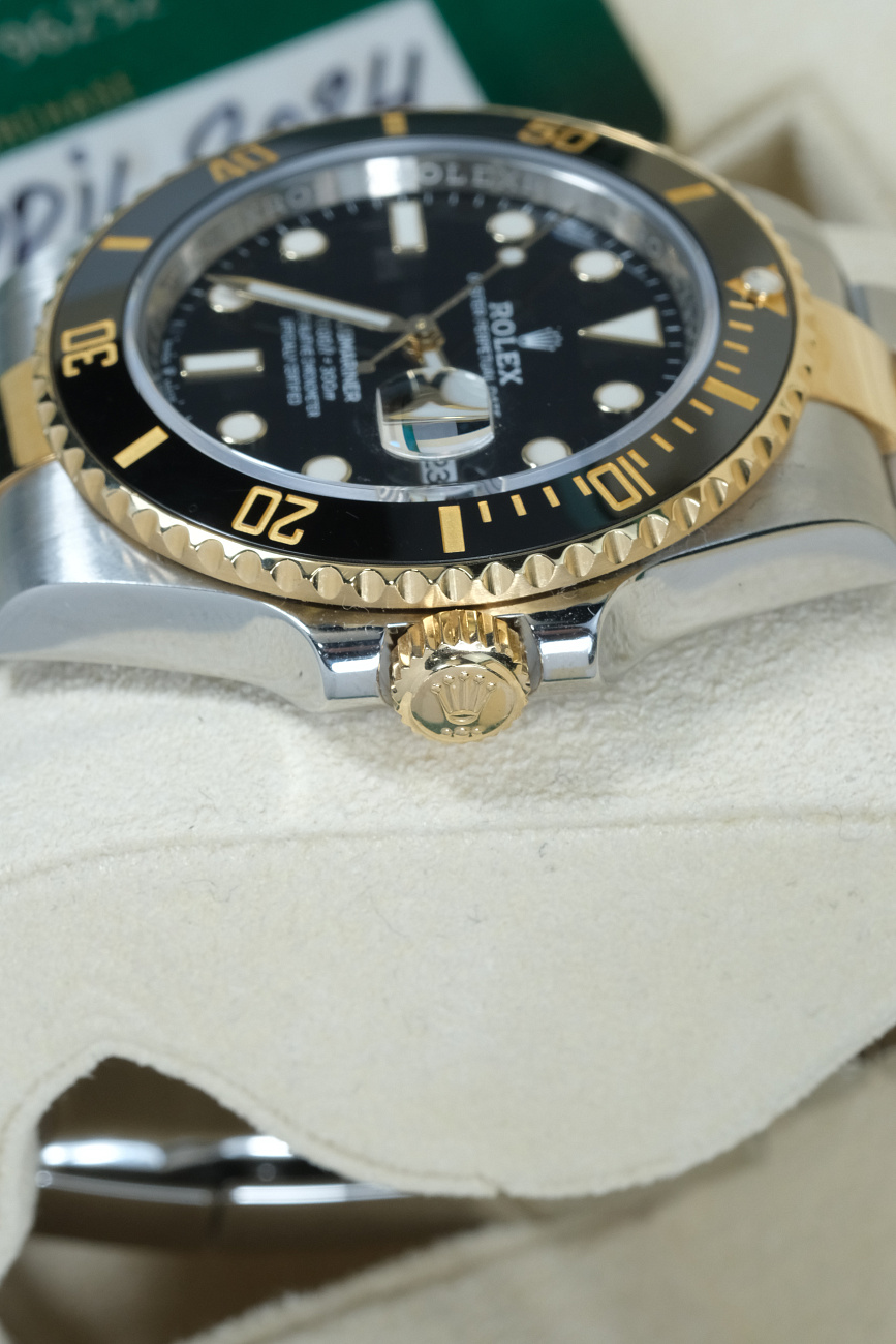 Часы Rolex  Submariner Steel & Yellow Gold Black Dial  126613LN