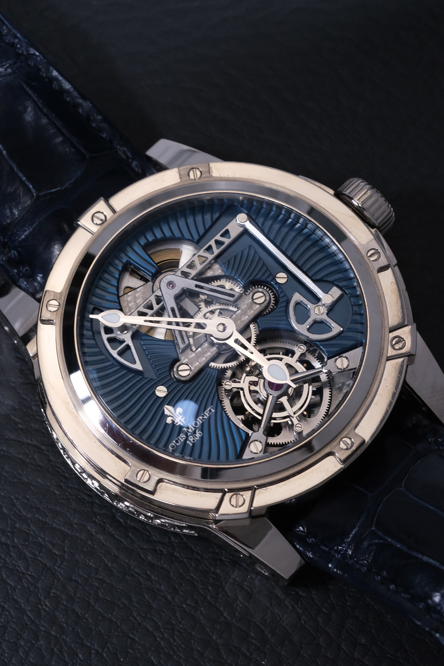 Часы Louis Moinet  Oil Derrick Limited Edition Blue   LM-14.70.03