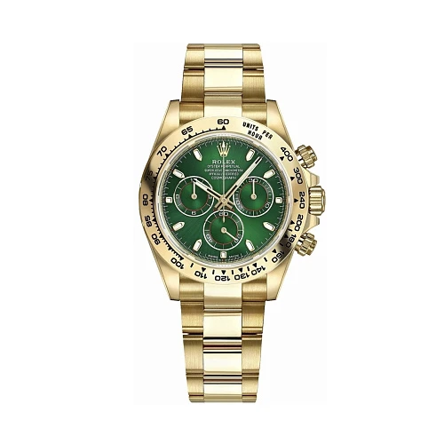 Часы Rolex  Cosmograph Daytona 40Mm Yellow Gold Green Dial Discontinued  116508-0013