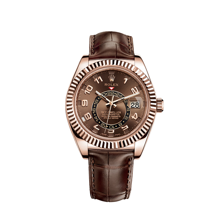 Часы Rolex  Sky-Dweller Everose Gold Brown Dial  326135