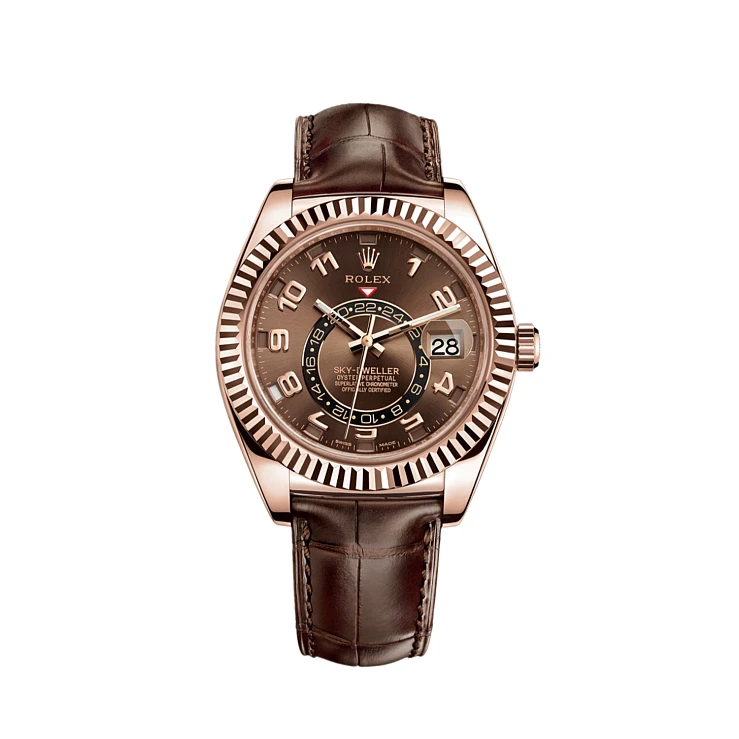 Часы Rolex  Sky-Dweller Everose Gold Brown Dial  326135