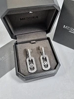 Украшение Messika  So Move Xl Diamond Pavé Pendant Earrings  So Move XL Pavé-Set Pendant Earrings 13123-WG 