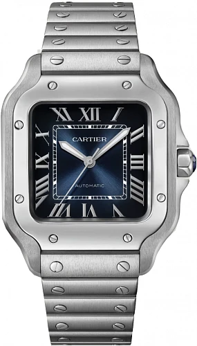 Часы Cartier  De Santos Medium Blue  WSSA0063