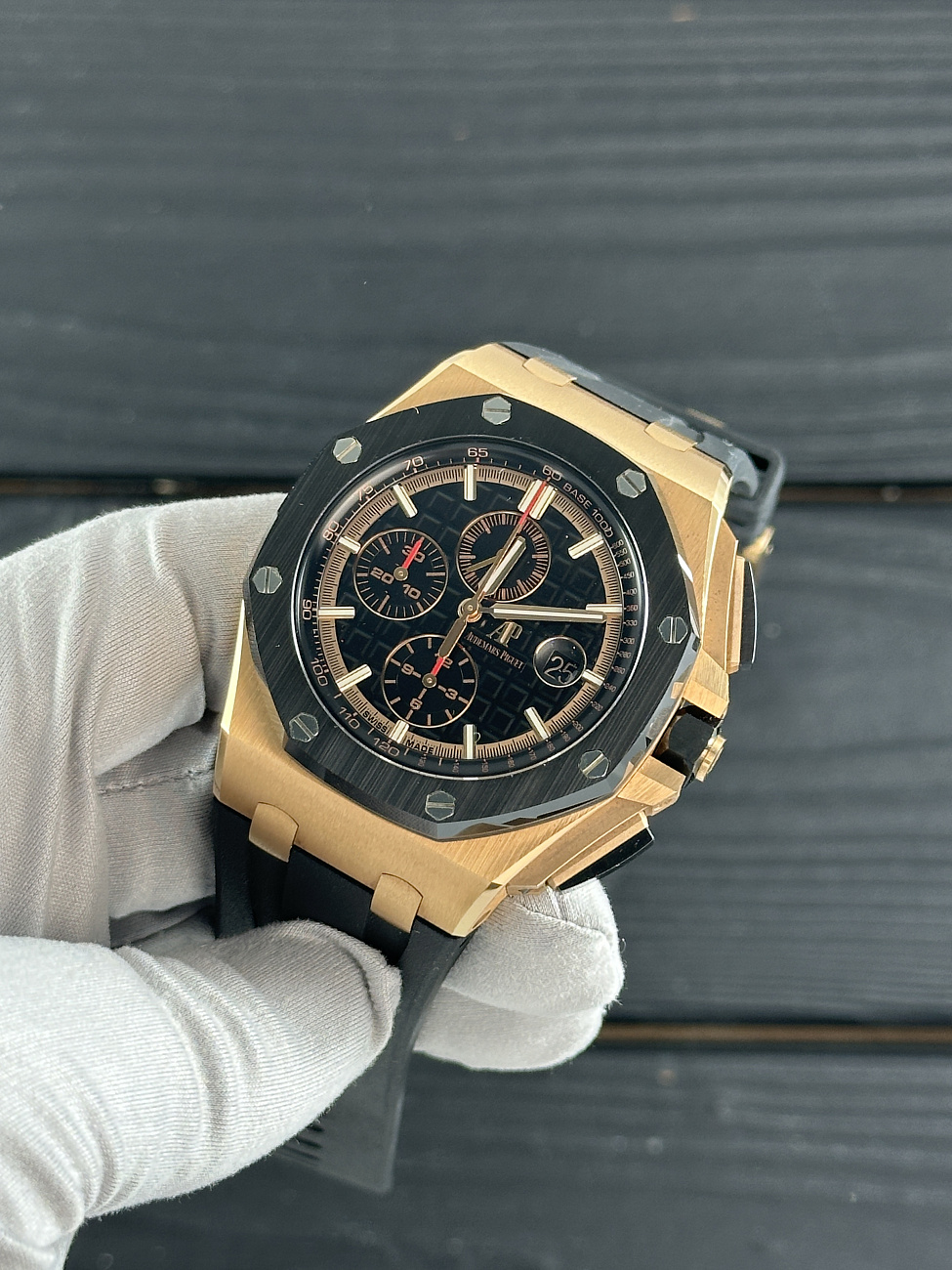 Часы Audemars Piguet  Royal Oak Offshore Chronograph Rose Gold 44Mm  26401RO.OO.A002CA.02