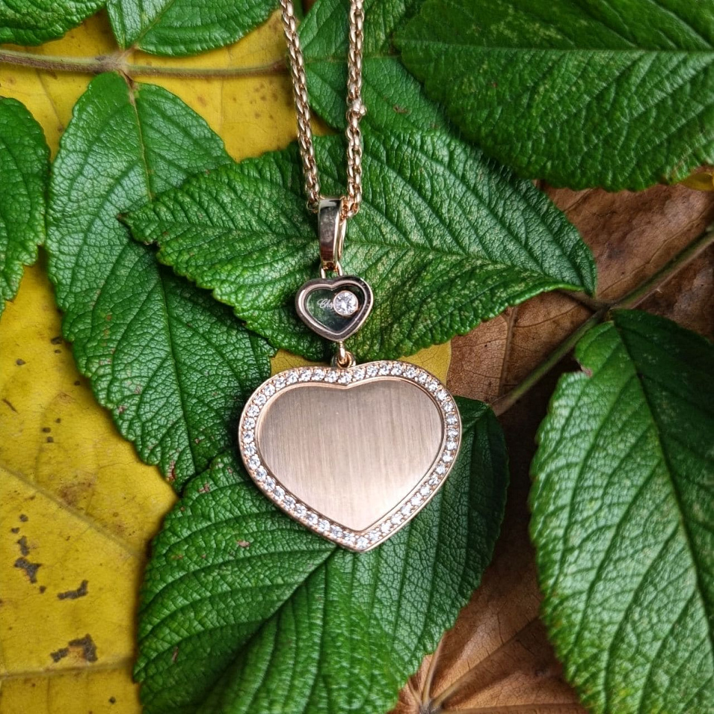 Украшение Chopard  Подвеска Happy Hearts Golden Hearts  79А007-5921 