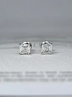 Украшение GIA  Серьги 1,00/1,01 ct. G/VVS2 (Asscher Cut)   