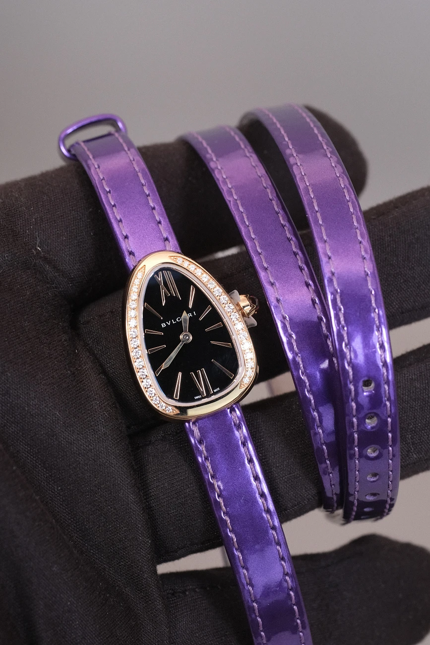 Часы Bvlgari  Bulgari Serpenti 27Mm Rose Gold And Diamonds  102967