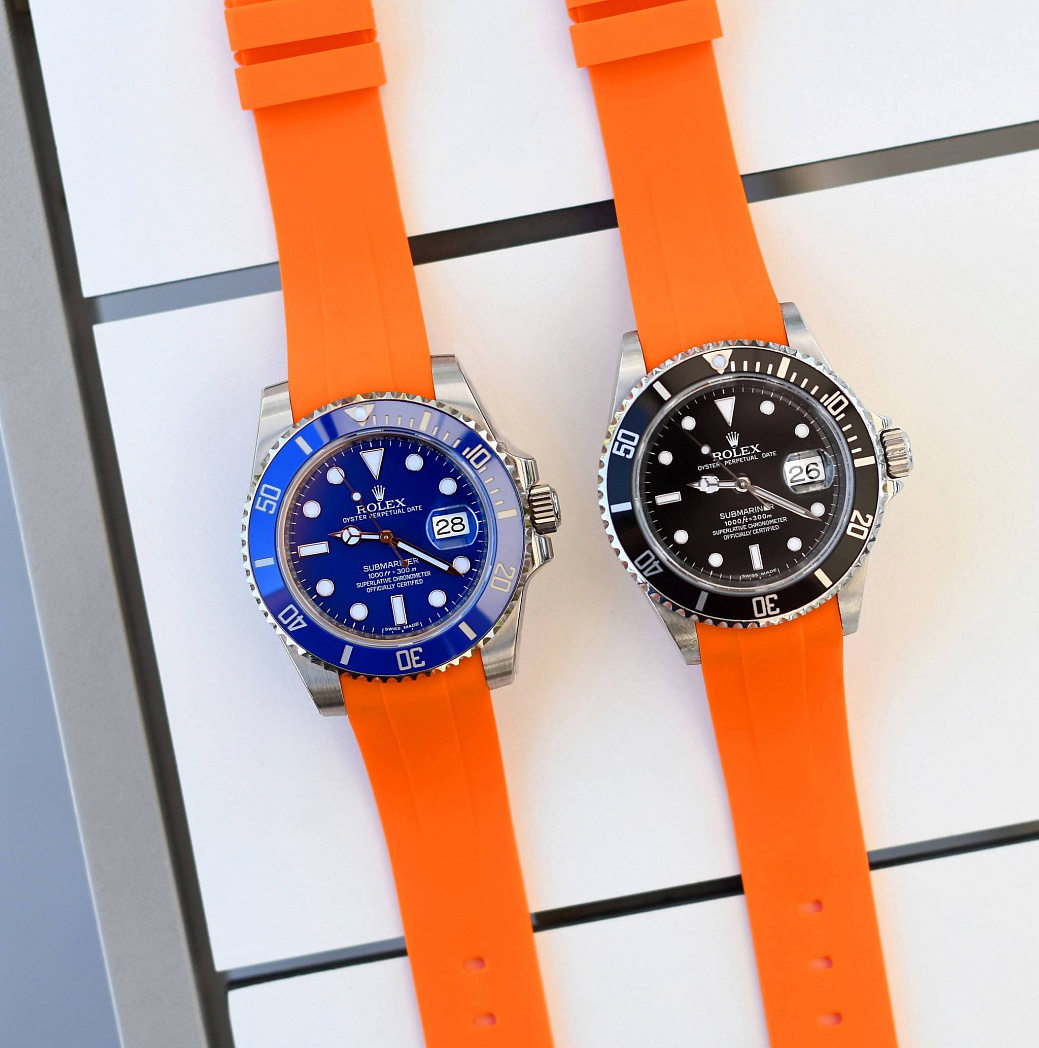 Часовой ремешок Rolex  Ремешок Для Часов Orange 40Mm Strap  