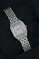 Часы Cartier  Small Panthere De Cartier Custom Diamonds Full Pave  HPI01801 FIX