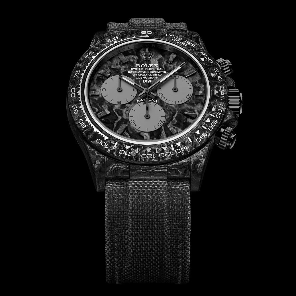 Заказать DiW  Rolex Daytona 40 Mm All Carbon Graphite  