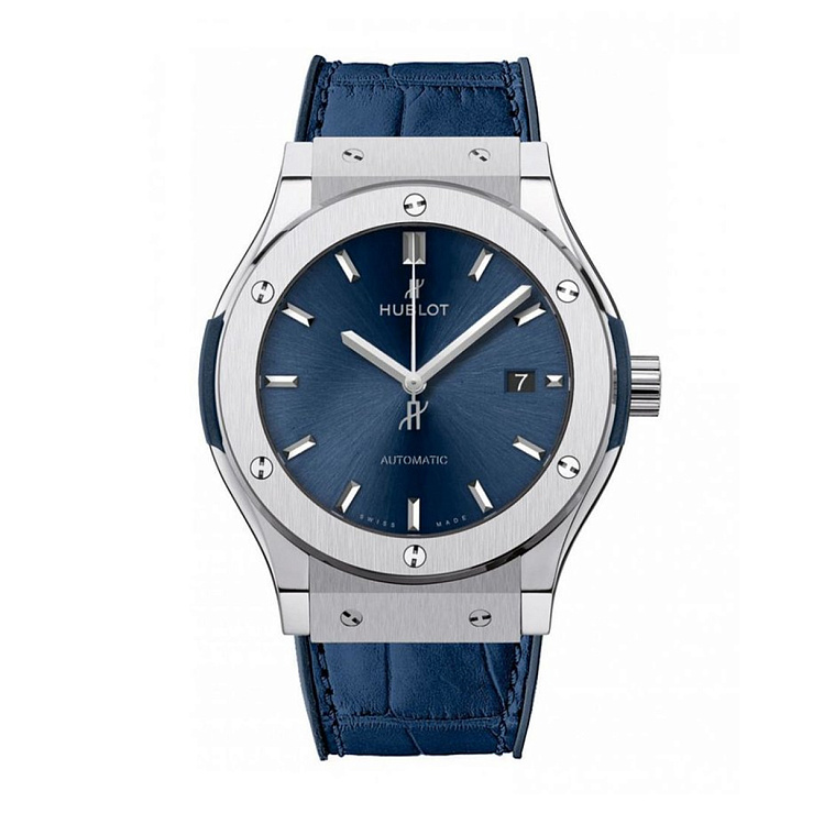 Часы Hublot  Fusion 42 Mm Blue Titanium  542.NX.7170.LR 