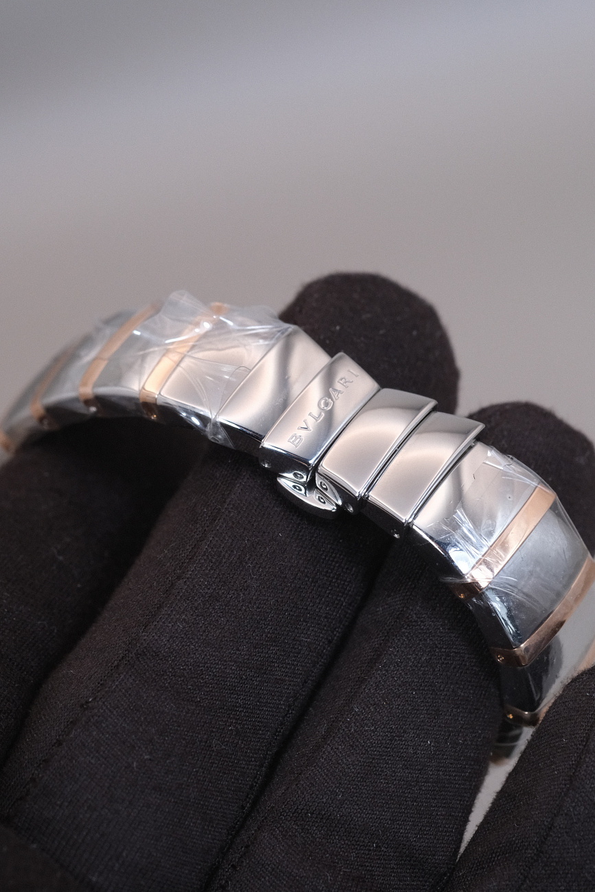 Часы Bvlgari  Lvcea Skeleton Steel And Rose Gold 33Mm  102878