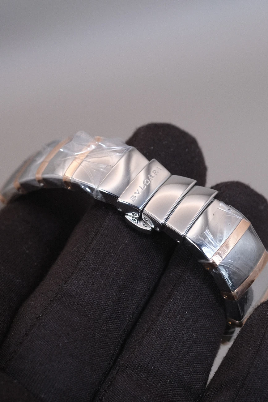 Часы Bvlgari  Lvcea Skeleton Steel And Rose Gold 33Mm  102878