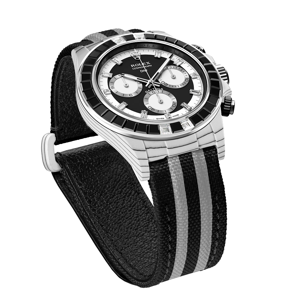 Заказать DiW  Rolex Daytona 40 Mm Rainbow Sport Black  
