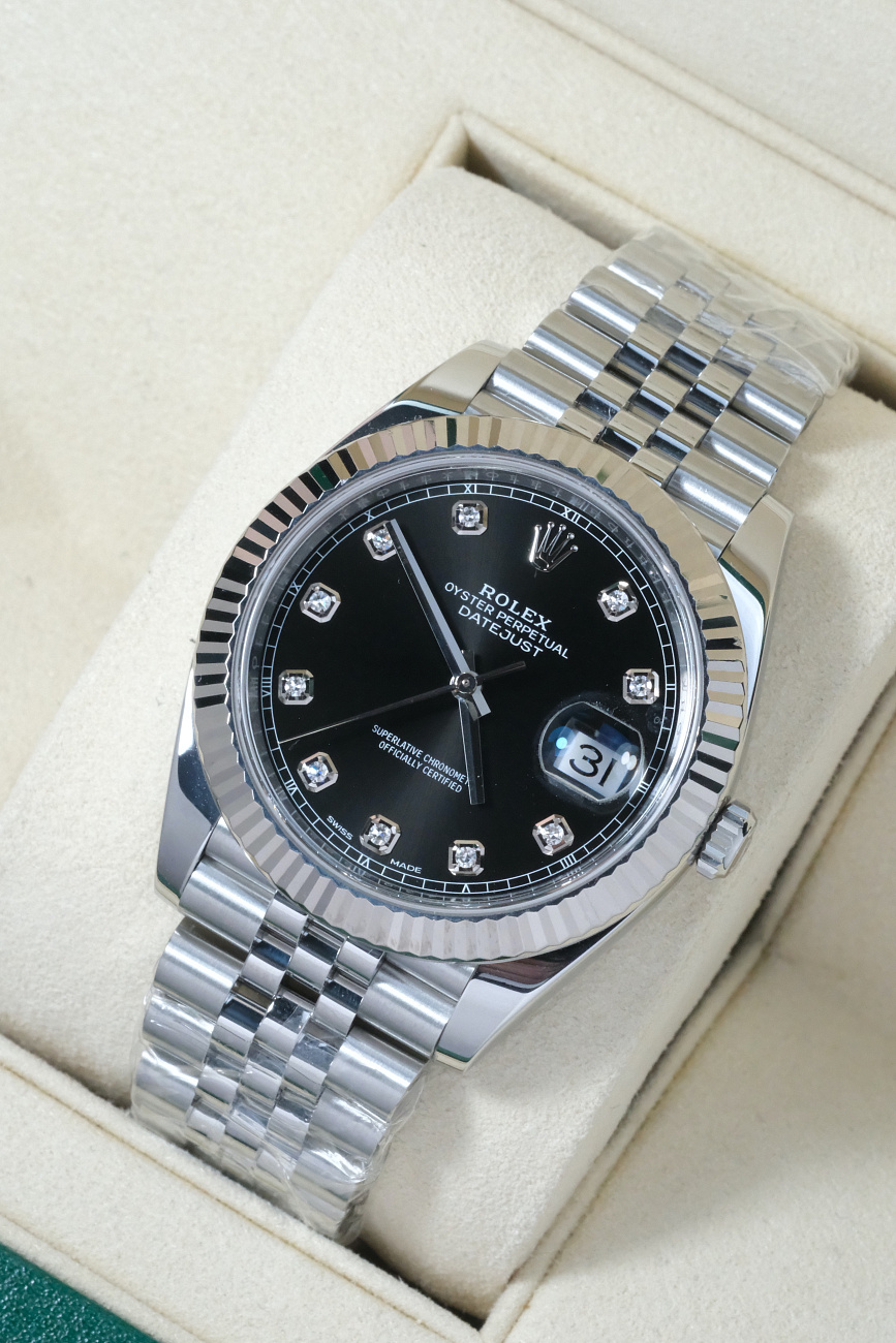 Часы Rolex  Datejust 41Mm Diamond Index  126334