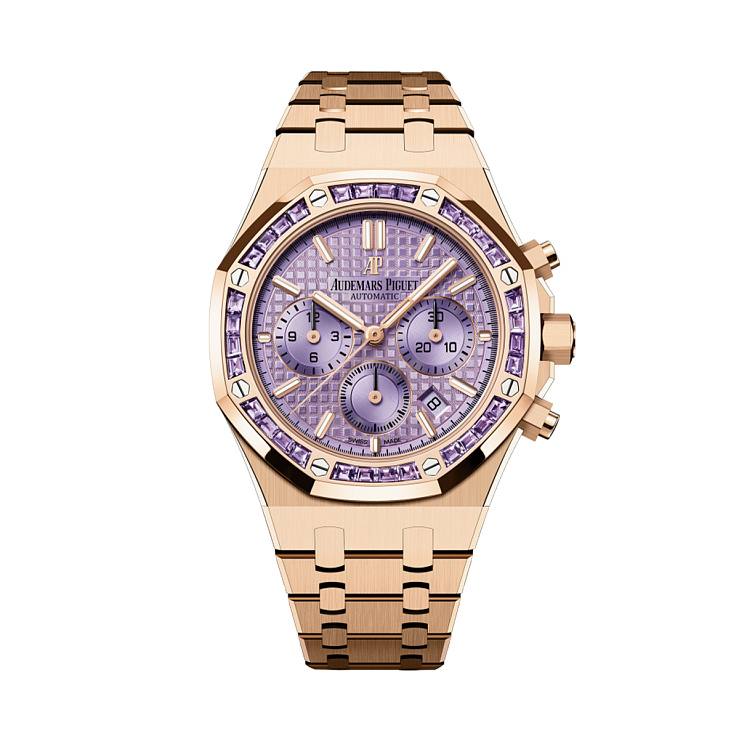 Часы Audemars Piguet  Royal Oak Purple Dial 38 Mm Rose Gold  26319OR.AY.1256OR.01