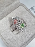 Украшение GIA  Кольцо с бриллиантами 1,01/0,70 ct.   
