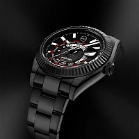 Заказать DiW  Rolex World Timer Black Dlc Red  