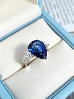 Украшение GRS GemResearch Swisslab  Кольцо с сапфиром 6,95 ct.   