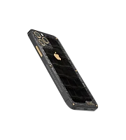 Кастомный Телефон Designa Individual  Leather Black «Y. Gold»  