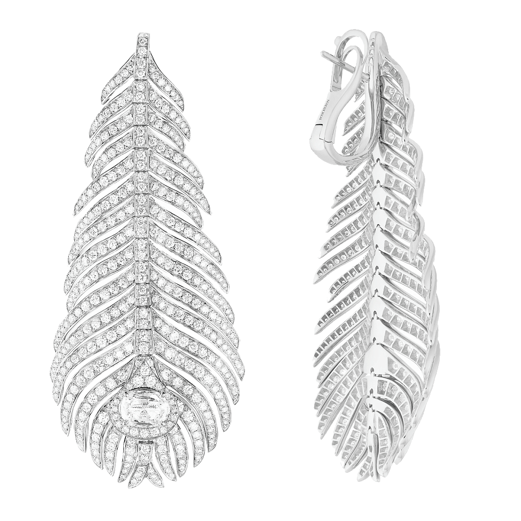 Украшение Boucheron  Серьги Plume De Paon  JCO01073 