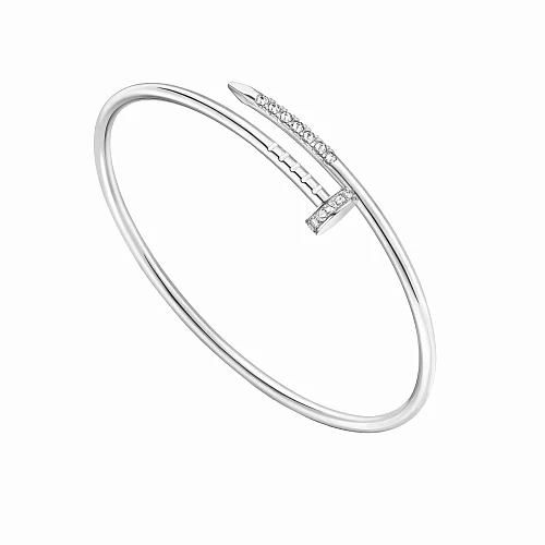 Украшение Cartier  Juste un Clou bracelet, Small Model, Reverse-set Diamonds 17 WG  B6092017 