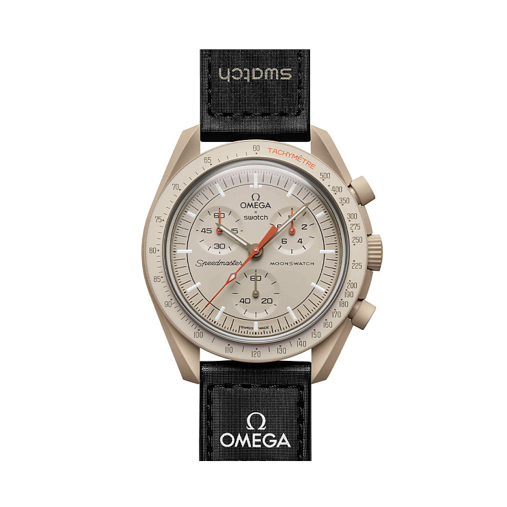 Часы Omega  X Swatch Bioceramic Moonswatch Mission To Jupiter  S033C100