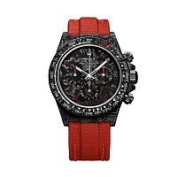 Заказать DiW  Rolex Daytona 40 Mm All Carbon Red Edition  