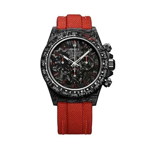 Заказать DiW  Rolex Daytona 40 Mm All Carbon Red Edition  