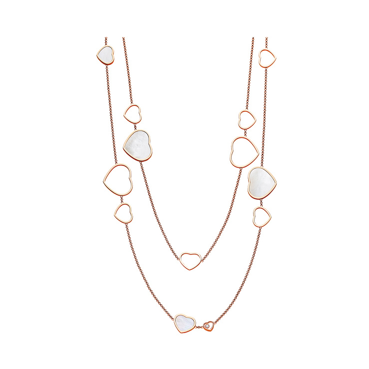 Украшение Chopard  Колье Happy Hearts Sautoir Necklace  817482-5301 