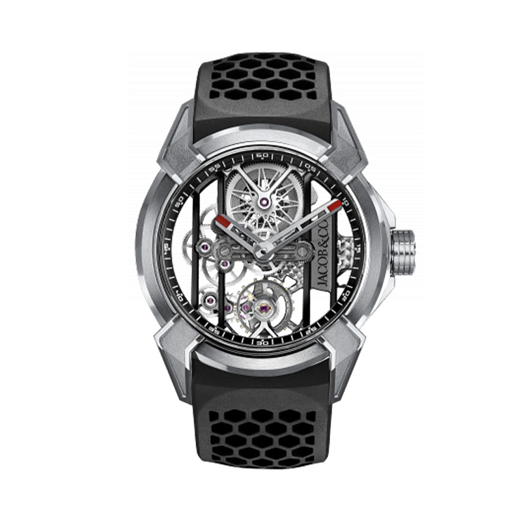 Часы Jacob & Co  Epic X Titanium (Black Neoralithe Inner Ring)  EX110.20.AA.AF.ABRUA