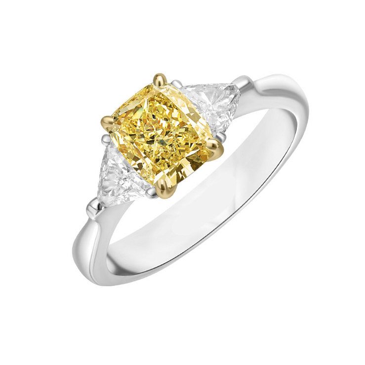 Украшение NO NAME  Кольцо С Бриллиантом 3,52 Ct. Fy/Vs2   