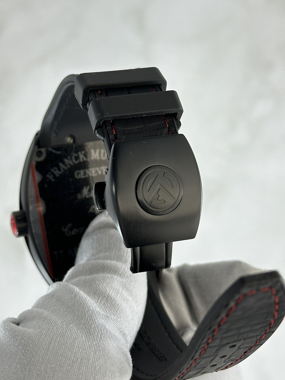 Часы Franck Muller  Vanguard Steel 45Mm Black Red  V45 SC DT TT NR BR ER
