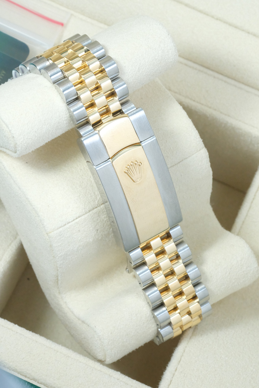 Часы Rolex  Oyster Perpetual Datejust Ii Steel And Yellow Gold Black Dial Diamond Index  126333