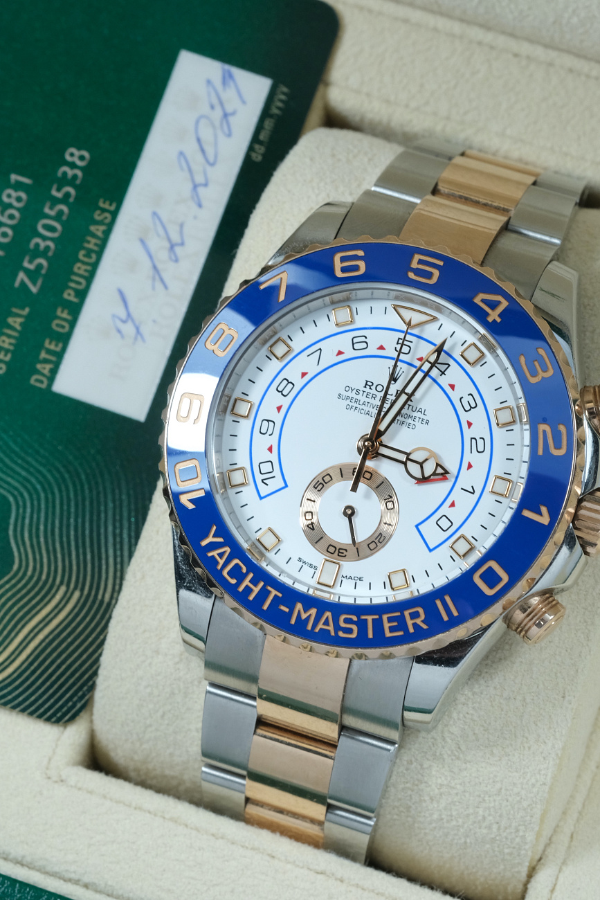 Часы Rolex  Yacht-Master Ii Steel Rose Gold  116681
